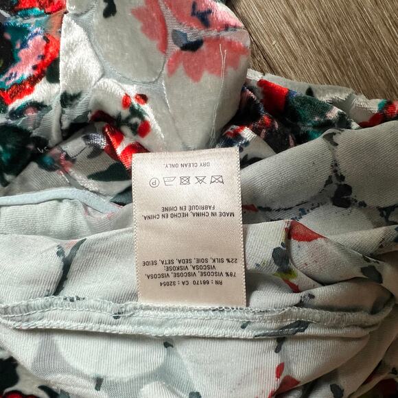 Anthropologie Maeve Umi Velvet Wrap Kimono Top Medium - Picture 8 of 10